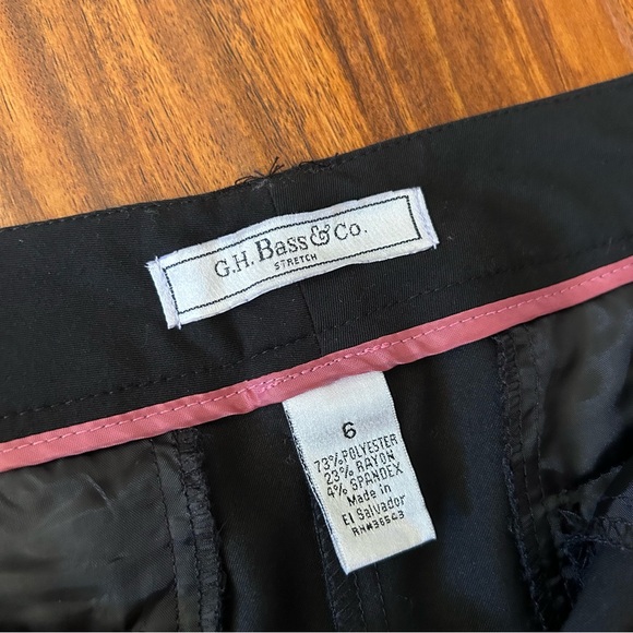 Mid Rise G.H. Bass & Co. Black Trousers - Picture 7 of 7